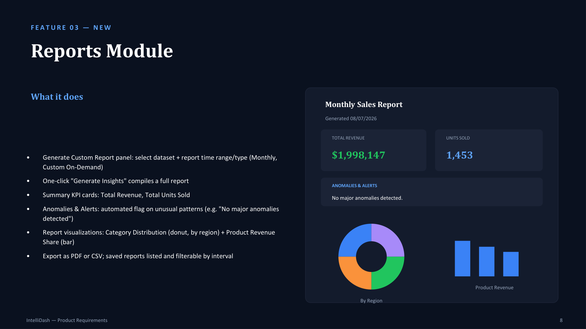 Feature 03: Reports Module
