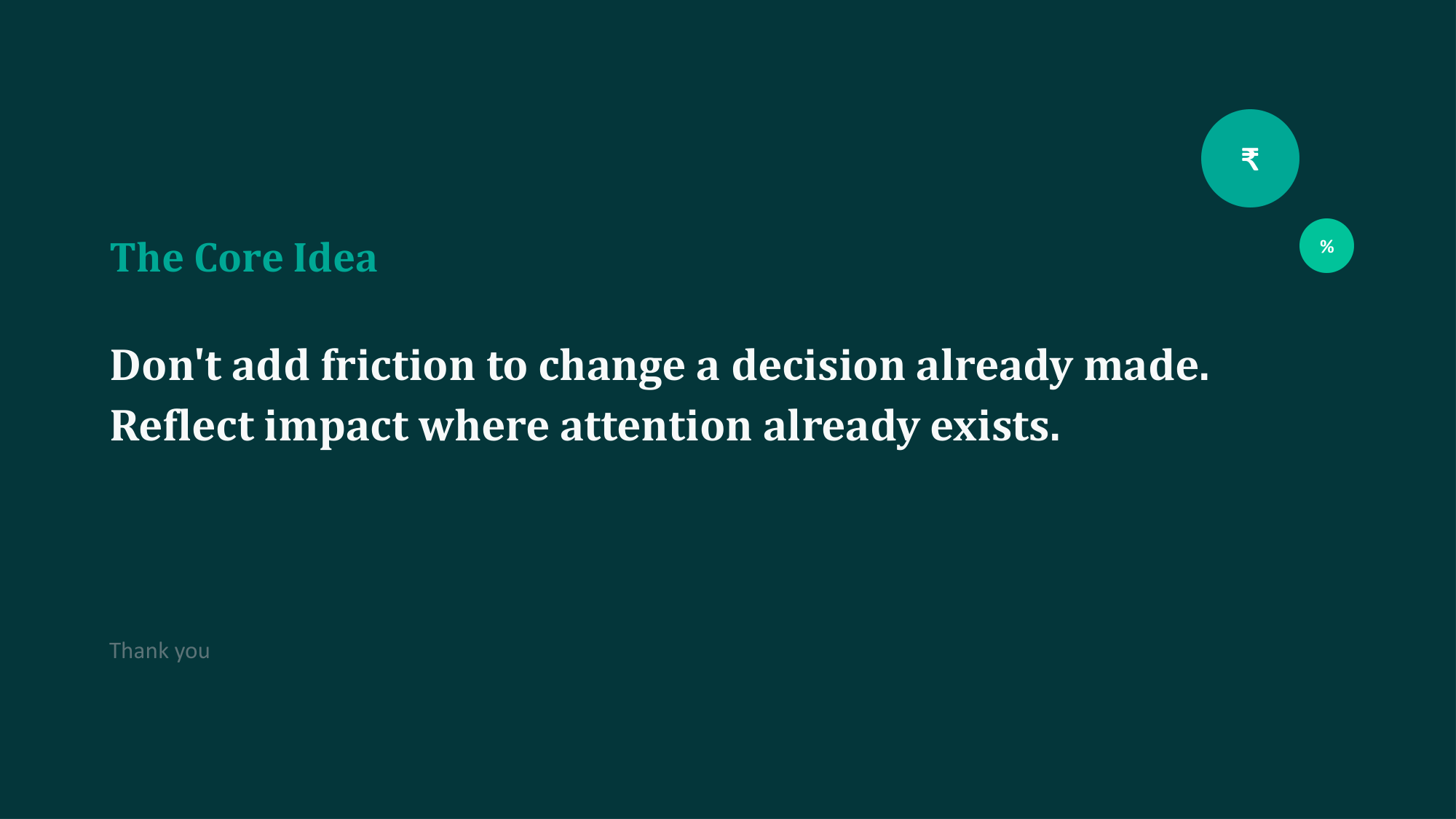 The Core Idea Summary